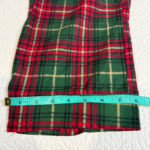 La Vie en Rose Plaid Flannel PJ Set 100% Cotton - Picture 9 of 15
